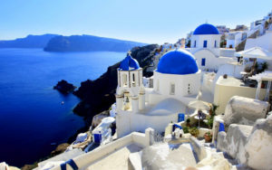 santorini blueday